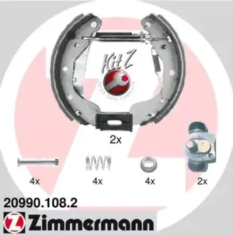 Комплект тормозных колодок ZIMMERMANN 209901082