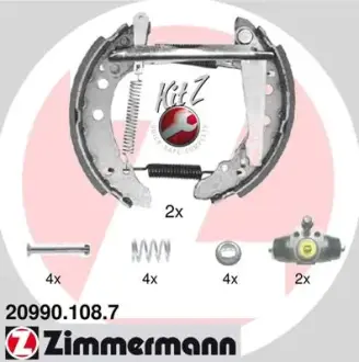 Комплект тормозных колодок ZIMMERMANN 209901087