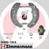 Комплект тормозных колодок ZIMMERMANN 209901089 (фото 1)