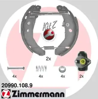 Комплект тормозных колодок ZIMMERMANN 209901089