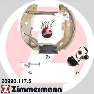 Комплект тормозных колодок ZIMMERMANN 209901175