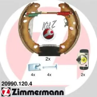 Комплект тормозных колодок ZIMMERMANN 209901204