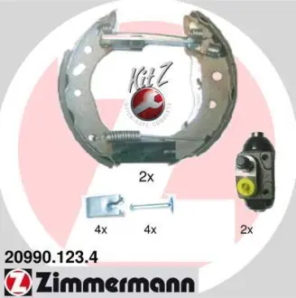 Комплект тормозных колодок ZIMMERMANN 209901234