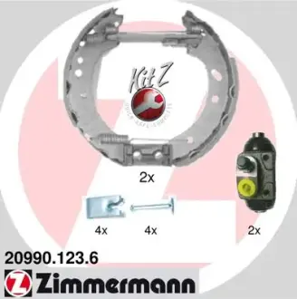Комплект тормозных колодок ZIMMERMANN 209901236
