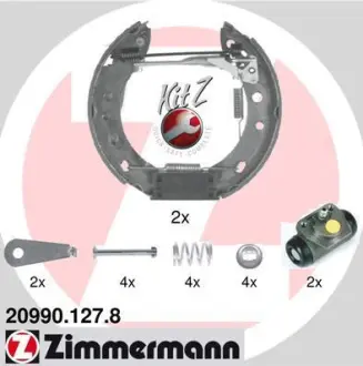 Комплект тормозных колодок ZIMMERMANN 209901278