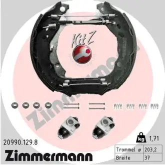 Комплект тормозных колодок ZIMMERMANN 209901298