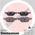 Колодки гальмівні дискові. к-кт ZIMMERMANN 214842051 (фото 1)