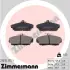 Комплект тормозных колодок, дисковый тормоз ZIMMERMANN 215151751 (фото 1)