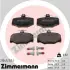Комплект тормозных колодок, дисковый тормоз ZIMMERMANN 215451551 (фото 1)