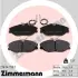 Колодки тормозные, комплект ZIMMERMANN 216741901 (фото 1)