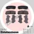 Комплект тормозных колодок, дисковый тормоз ZIMMERMANN 217061551 (фото 1)