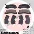 Комплект тормозных колодок, дисковый тормоз ZIMMERMANN 218331501 (фото 1)