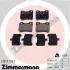 Комплект тормозных колодок, дисковый тормоз ZIMMERMANN 218571701 (фото 1)