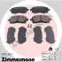 Комплект тормозных колодок, дисковый тормоз ZIMMERMANN 219151701 (фото 1)