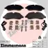 Колодки гальмівні дискові, к-кт ZIMMERMANN 22034.170.2 (фото 1)
