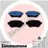 Колодки гальмівні (задні) Mazda 6 2.0/2.5 12- (Trw) (з датчиком) ZIMMERMANN 22349.155.1 (фото 1)