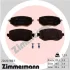 Колодки тормозные, комплект ZIMMERMANN 22610.180.1 (фото 6)