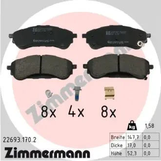 Задні Ford Ranger, Everest 2011- ZIMMERMANN 226931702