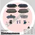 Колодки гальмівні дискові задні к-кт ZIMMERMANN 22844.165.2 (фото 1)