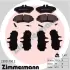 Комплект тормозных колодок, дисковый тормоз ZIMMERMANN 230211902 (фото 1)