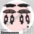 Комплект тормозных колодок, дисковый тормоз ZIMMERMANN 230461551 (фото 1)