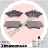 Комплект тормозных колодок, дисковый тормоз ZIMMERMANN 230701951 (фото 1)