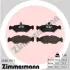 Комплект тормозных колодок, дисковый тормоз ZIMMERMANN 231011751 (фото 1)