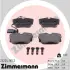 Комплект тормозных колодок, дисковый тормоз ZIMMERMANN 232241652 (фото 1)