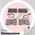 Комплект тормозных колодок, дисковый тормоз ZIMMERMANN 232731601 (фото 1)