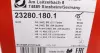 Колодки гальмівні (передні) Audi A4/A6 97-05/VW Passat V 01-08 (Lucas-Girling) (з датчиком) ZIMMERMANN 232801801 (фото 6)