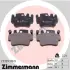 Комплект тормозных колодок, дисковый тормоз ZIMMERMANN 233291709 (фото 1)