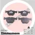 Комплект тормозных колодок, дисковый тормоз ZIMMERMANN 233971901 (фото 1)