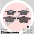 Комплект тормозных колодок, дисковый тормоз ZIMMERMANN 234042051 (фото 1)