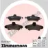 Комплект тормозных колодок, дисковый тормоз ZIMMERMANN 234101501 (фото 1)