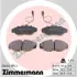Колодки тормозные, комплект ZIMMERMANN 236021951 (фото 1)