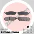 Колодки гальмівні дискові ZIMMERMANN 236981701 (фото 1)