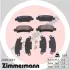 Комплект тормозных колодок, дисковый тормоз ZIMMERMANN 238161601 (фото 1)