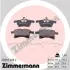 Комплект тормозных колодок, дисковый тормоз ZIMMERMANN 238322002 (фото 1)