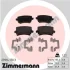 Колодки гальмівні (задні) VW Golf/Passat 05-13/Skoda Superb 08- (Lucas-Girling) (з аксесуарами) ZIMMERMANN 239141703 (фото 2)