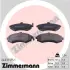 Комплект тормозных колодок, дисковый тормоз ZIMMERMANN 240311751 (фото 1)