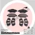 Комплект тормозных колодок, дисковый тормоз ZIMMERMANN 240721752 (фото 1)