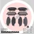 Комплект тормозных колодок, дисковый тормоз ZIMMERMANN 240871751 (фото 1)