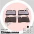 Колодки гальмівні (передні) VW Touareg 02- (Brembo) (з низьким продукуванням пилу) ZIMMERMANN 24098.970.1 (фото 5)