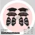 Комплект тормозных колодок, дисковый тормоз ZIMMERMANN 241221901 (фото 1)
