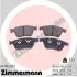 Комплект тормозных колодок, дисковый тормоз ZIMMERMANN 241762101 (фото 1)