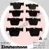 Колодки гальмівні дискові ZIMMERMANN 242051651 (фото 1)
