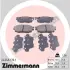 Колодки гальмівні дискові ZIMMERMANN 242461701 (фото 1)