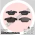 Колодки гальмівні дискові. к-кт ZIMMERMANN 242531751 (фото 1)