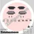 Колодки гальмівні дискові ZIMMERMANN 245371603 (фото 1)