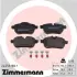 Комплект тормозных колодок, дисковый тормоз ZIMMERMANN 245591801 (фото 1)